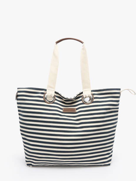 Cabas Mariniere Le voyage en panier Bleu mariniere HC308