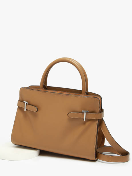 Sac PortÃ© Main Emie Cuir Le tanneur Marron emie TEMI16M1 vue secondaire 2