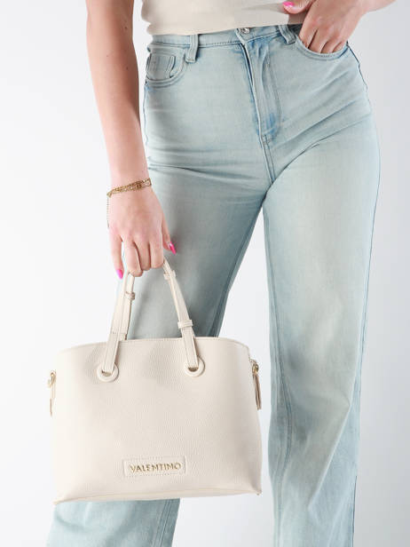 Sac BandouliÃ¨re Sallie Re Valentino Blanc sallie re VBS8UJ04 vue secondaire 1