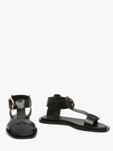 Sandales Daphne En Cuir Nuyou Noir women 11013 vue secondaire 2