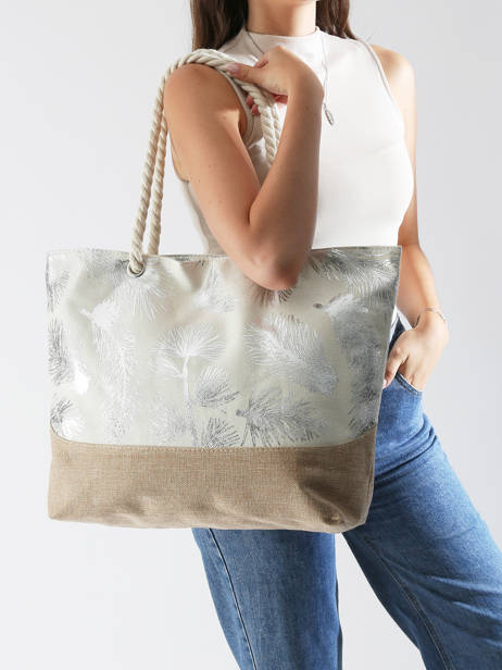 Sac PortÃ© Ã©paule Plage Polyester Gerard pasquier Blanc plage P24023 vue secondaire 1