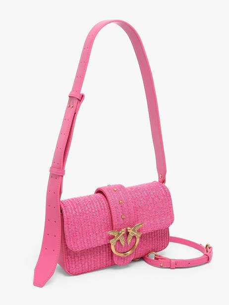 Sac BandouliÃ¨re Love Bag Icon Pinko Rose love bag icon 4340A2CF vue secondaire 1