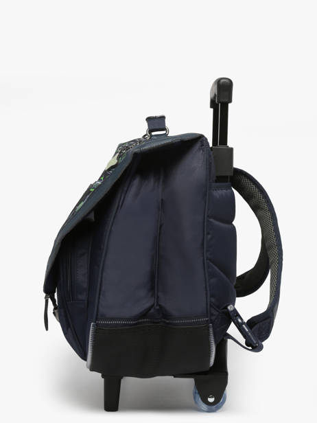 Cartable Ã  Roulettes 2 Compartiments Tann's Bleu les fantaisies g 43142 vue secondaire 2