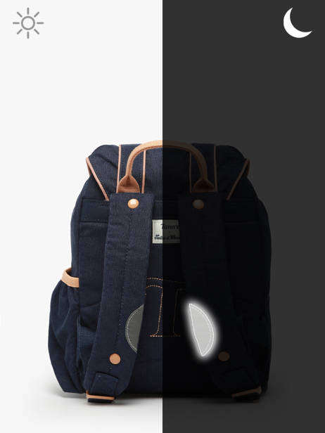 Sac Ã  Dos Tann's Bleu tann's x tartine et choco 214112 vue secondaire 5
