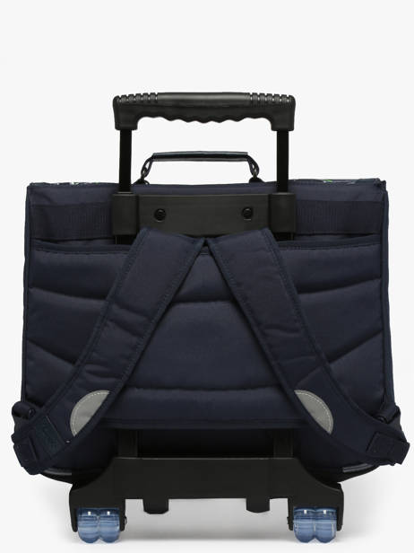 Cartable Ã  Roulettes 2 Compartiments Tann's Bleu les fantaisies g 43142 vue secondaire 4