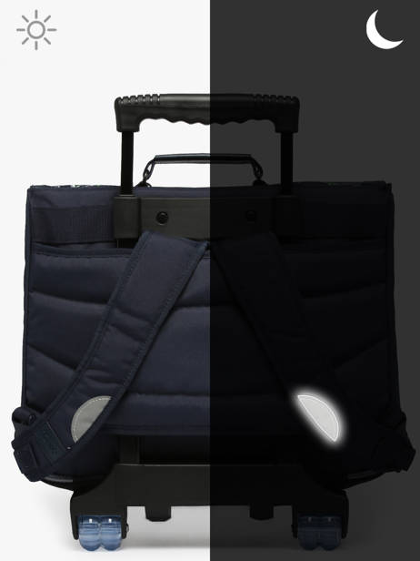 Cartable Ã  Roulettes 2 Compartiments Tann's Bleu les fantaisies g 43142 vue secondaire 6