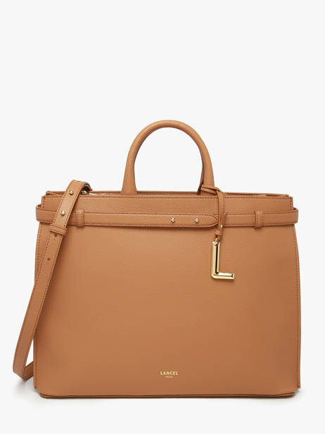 Cabas Faubourg Cuir Lancel Marron faubourg A13792