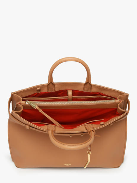 Cabas Faubourg Cuir Lancel Marron faubourg A13792 vue secondaire 2