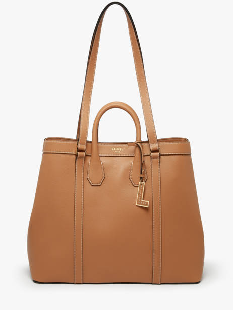 Cabas Belleville Cuir Lancel Marron belleville A13738 vue secondaire 1