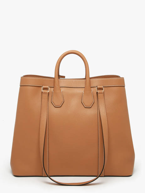 Cabas Belleville Cuir Lancel Marron belleville A13738 vue secondaire 4