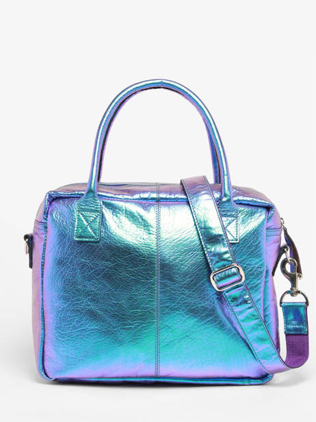 A4 Size Satchel Paul marius Blue scarabee DANDYSCA other view 4