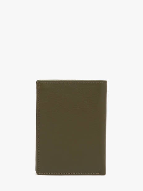 Wallet Smooth Leather Yves renard Green smooth 15419 other view 3