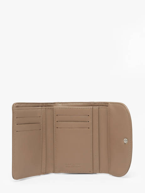 Portefeuille Cuir Lancaster Beige paris pm 24 vue secondaire 2