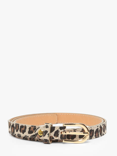 Belt Leather Milano Multicolor velvet leopardo VL25068