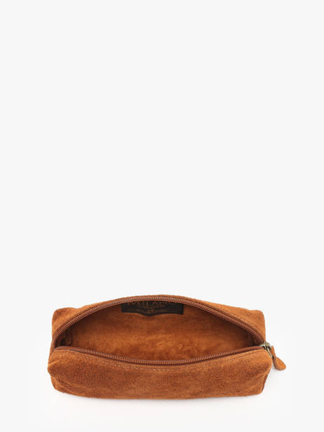 Trousse Cuir Milano Marron velvet VE22116 vue secondaire 1