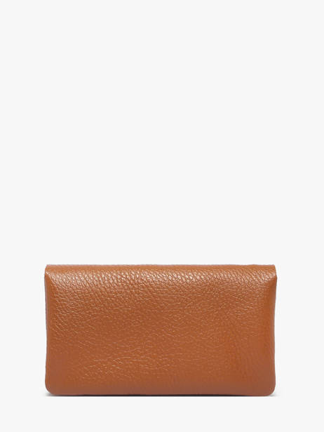 Porte-monnaie Cuir Milano Marron caviar CA23113 vue secondaire 2