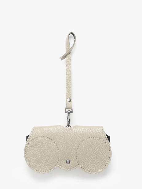 Étui Lunettes Cuir Milano Beige caviar CA25069