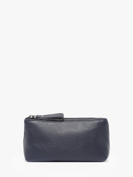 Trousse Cuir Milano Bleu caviar CA22114