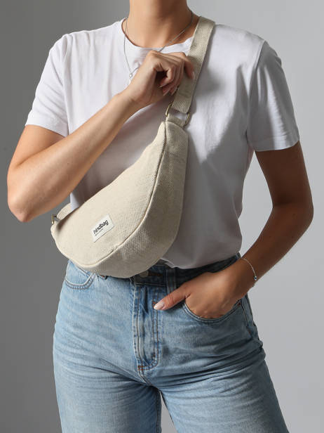 Shoulder Bag Jute Cotton Hindbag Beige jute JU other view 1