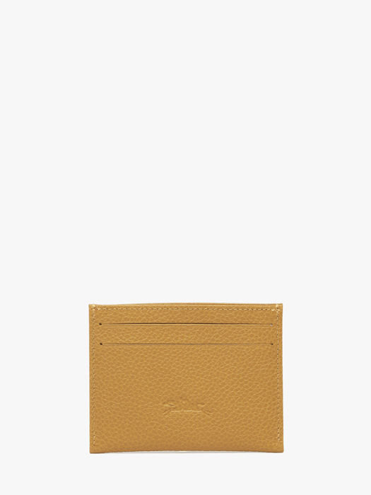 Longchamp Le foulonné Bill case / card case Yellow