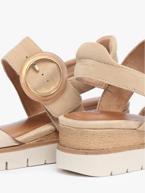 Sandales En Cuir Tamaris Beige women 42 vue secondaire 2