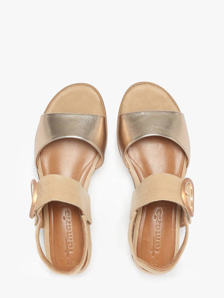Sandales En Cuir Tamaris Beige women 42 vue secondaire 3