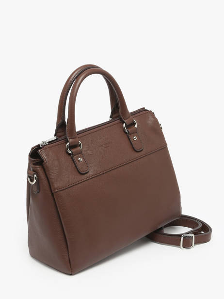 Satchel Confort Leather Hexagona Brown confort 469844 other view 2