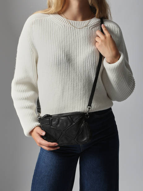 Shoulder Bag Heritage Leather Biba Black heritage DON1L other view 1