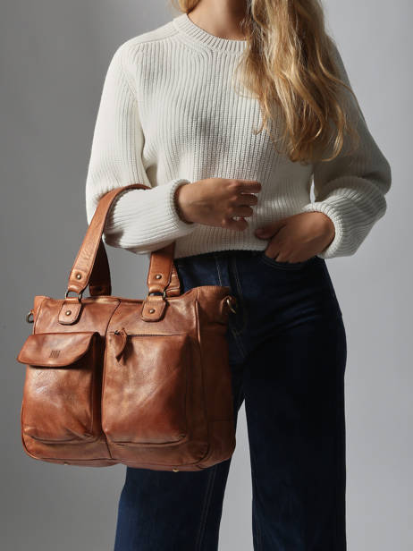 Shoulder Bag Heritage Leather Biba Brown heritage KEO2L other view 1