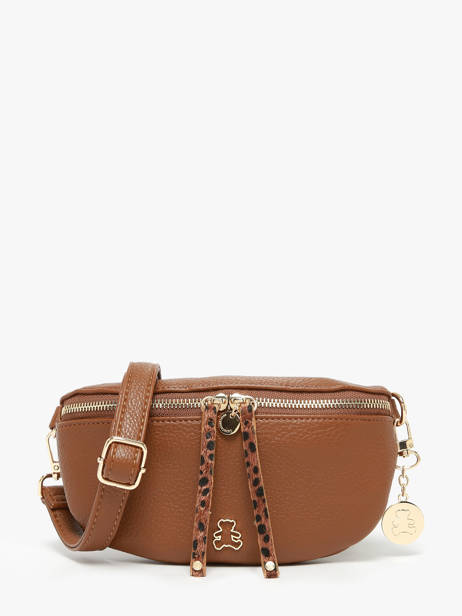 Belt Bag Lulu castagnette Brown zip ZINH