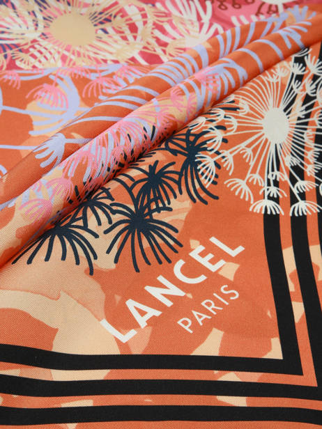 Scarf Lancel Orange charms A13110 other view 1