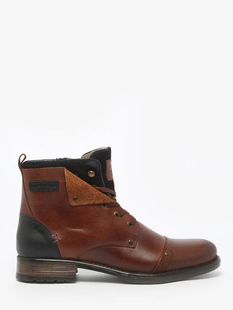 Bottines Yedos En Cuir Redskins Marron men YEDOS
