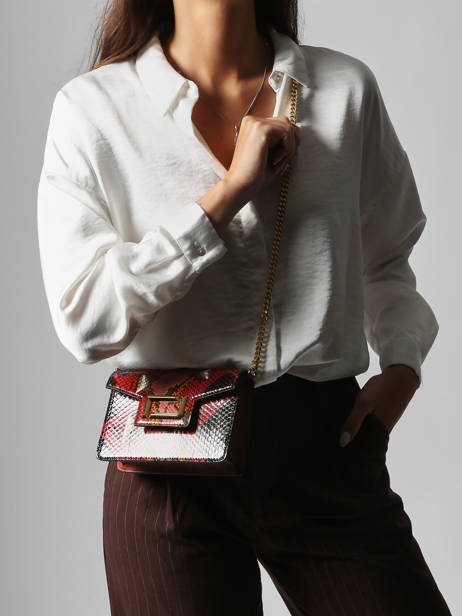 Shoulder Bag Angele Leather Lancel Red angele A13776 other view 2