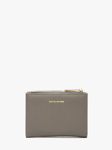 Portefeuille Saffiano David jones Marron saffiano P163 vue secondaire 2