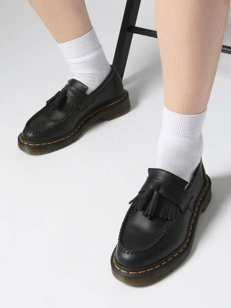 Mocassins Adrian Ys Tassel En Cuir Dr martens Noir women 22209001 vue secondaire 1