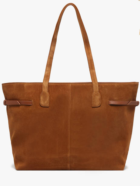 Leather Marceau Tote Bag Nat et nin Brown vintage MARCEAU other view 4