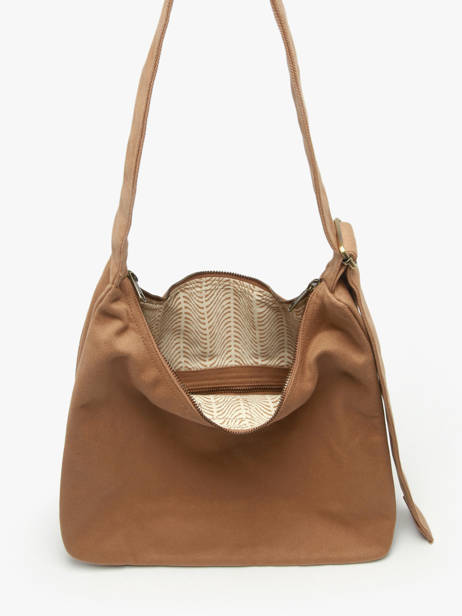 Cotton Claire Tote Bag Hindbag Brown best seller CLAIRE other view 3