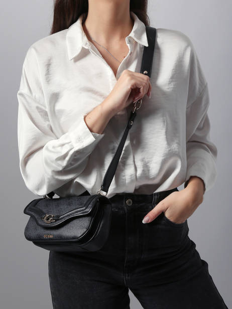 Shoulder Bag Dea Guess Black dea SG799379 other view 1
