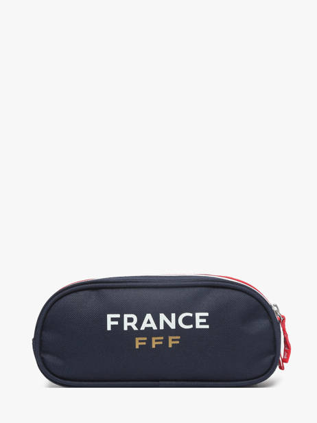 Trousse 2 Compartiments Federat. france football Bleu fff 25BX207D vue secondaire 2