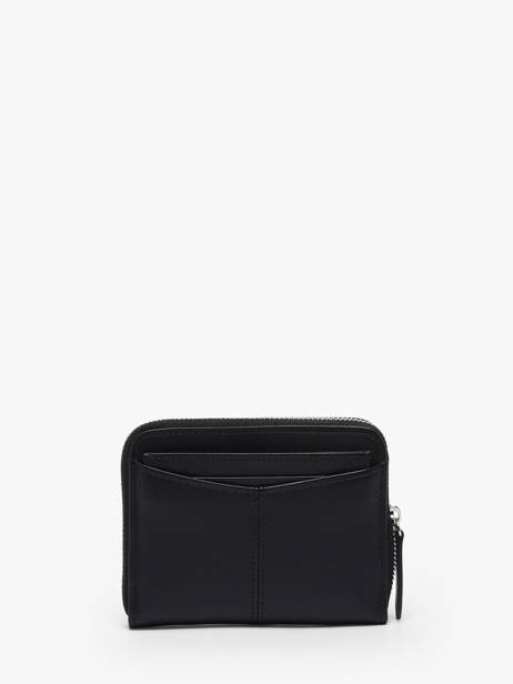 Coin Purse With Card Holder Charlotte Leather Le tanneur Black charlotte TOTT3110 other view 2