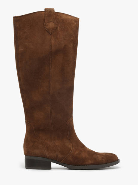 Bottes En Cuir Gabor Marron women 18