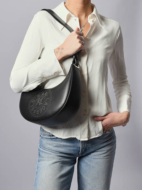 Shoulder Bag K Circle Leather Karl lagerfeld Black k circle A4W30069 other view 1