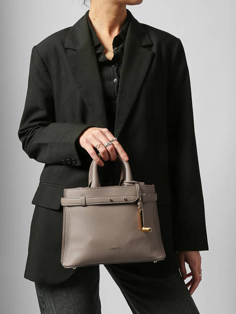 Shoulder Bag Faubourg Leather Lancel Gray faubourg A13527 other view 1