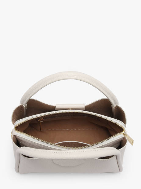 Sac à Main Ida Double Cuir Lancaster Blanc ida double 83 vue secondaire 3