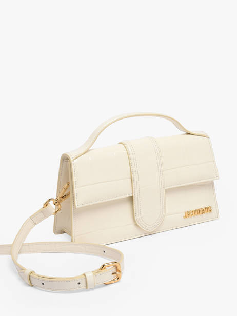 Preloved Leather Grand Bambino Crossbody Bag Jacquemus White second life 1567341 other view 4