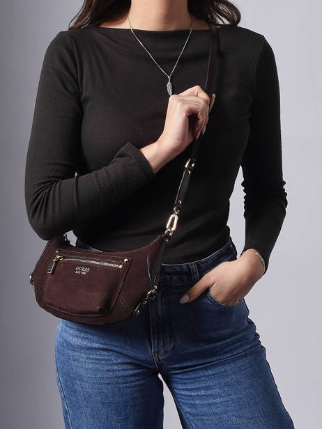 Shoulder Bag Marsha Leather Guess Brown marsha SG950172 other view 1