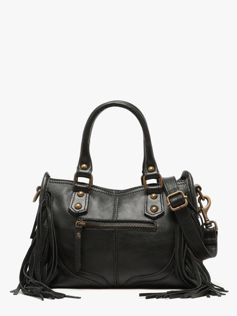 Sac Bandoulière Dakota Cuir Basilic pepper Noir dakota BDAK72 vue secondaire 4