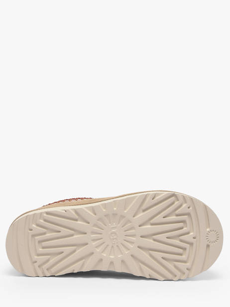 Chaussons Tasman Ii En Cuir Ugg Beige women 1174470 vue secondaire 4