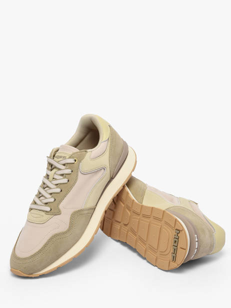 Sneakers In Leather Hoff Green men 12602006 other view 3