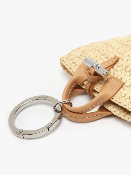 Longchamp Le roseau raphia Key rings Beige
